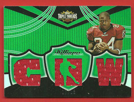2006  Cadillac  Williams   Jersey   7 Of 18    Rookie   Triple  Threads  Emerald - £19.65 GBP