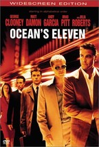 Ocean&#39;s Eleven...Starring: George Clooney, Brad Pitt, Julia Roberts (used DVD) - £9.40 GBP