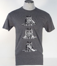 Star Wars Darth Vader Gray Short Sleeve Tee T Shirt Mens NEW - £27.57 GBP