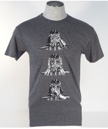 Star Wars Darth Vader Gray Short Sleeve Tee T Shirt Mens NEW - £27.88 GBP