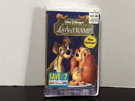 DISNEY MASTERPIECE LADY AND THE TRAMP NEW SEALED VHS FULLY RESTORED - £13.86 GBP