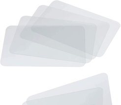 Clear Placemats Protective Plastic Sheets For Dining Table Office Desk NEW - £12.13 GBP