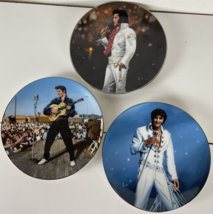 Elvis Presley In Performance Collector Plate Lot of 3 1991 Delphi Vintage - $25.07
