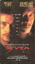 Seven Starring Brad Pitt Morgan Freeman VHS - £4.68 GBP