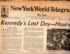 New York World-Telegram &amp; The Sun Thursday, January 2, 1964 - $7.95