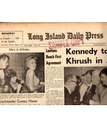 Long Island Daily Press Newspaper Wednesday, May 17, 1961 - $9.60 CAD