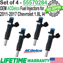 OEM ACDelco x4 Fuel Injectors for 2011-2017 Chevrolet Cruze, Limited, Sonic 1.8L - £74.94 GBP