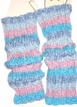 Knitted Striped Leg Warmers or Arm Warmers for Yoga, Dance, or Apparel - $35.00