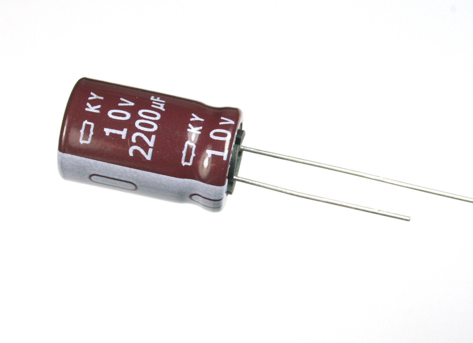 10pcs Nippon Chemi-Con KY 2200uf 10v 105C Radial Electrolytic Capacitor ... - $5.75