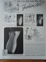 Vintage Talon Slide Fastener Magazine Advertisements 1937 - $6.99