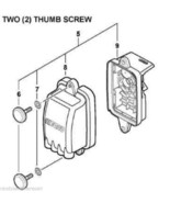 air CLEANER LID ASSY p021014430 Echo BACKPACK blower - $17.48