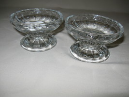 Crystal Clear Glass Home Interior 2 Way Candle Stick Holders & Candle Holders Qt - $12.95