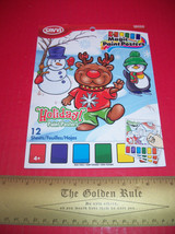 Craft Holiday Painting Kit Art Christmas Paint Posters Penguin Activity ... - £6.05 GBP