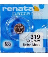Renata Batteries 319/SR527SW Button Cell Watch Battery (5 Pack) - $7.35