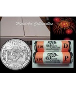 2006 NEVADA P &amp; D OFFICIAL US MINT STATEHOOD QUARTER ROLL SET UNOPENED BOX - $58.74 CAD