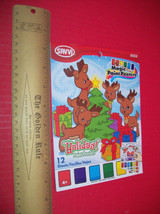 Craft Holiday Painting Kit Art Christmas Magic Paint Poster Reindeer Act... - $7.59