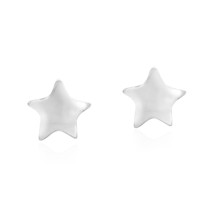Cute Celestial Little Stars Sterling Silver Stud Earrings - £7.09 GBP