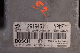 GM Cadillac Engine Computer Control Module PCM ECU ECM 12616451, 0261209106 image 2