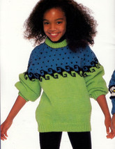 KIDSTUFF PATONS CHUNKY #675 APPROX. SIZES 4 - 10 SWEATERS CARDIGANS - £3.98 GBP