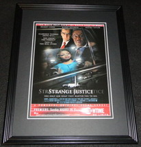 Strange Justice 1999 Framed 11x14 ORIGINAL Advertisement Delroy Lindo  - £27.25 GBP