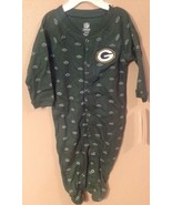 Green Bay Packers Footed INFANT Sleeper 3 - 6 Months - NEW - Great Gift - £11.66 GBP
