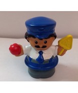 Fisher Price Little People 2002 Hispanic Carlos Bus Driver For 77986 School Bus - $4.93