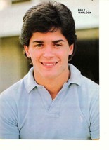 Billy Warlock David Oliver teen magazine pinup clipping Baywatch blue polo shirt - £3.99 GBP