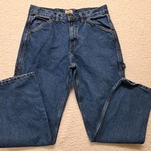 CE Schmidt Workwear Carpenter Pants Mens 34x32  Straight Leg 100% Cotton - £12.13 GBP