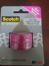 Scotch 3M Expressions Purple Lace Tape - £12.61 GBP