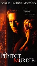 A Perfect Murder...Starring: Gwyneth Paltrow, Michael Douglas (used VHS) - £9.59 GBP