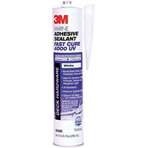 3M Marine Adhesive Sealant 4000 UV, PN06580, White, 295 mL Cartridge - $39.76
