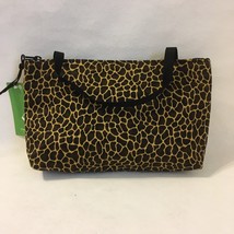 Giraffe Vegas Mini Tote Purse Handmade Fabric Handbag Make Up Bag Animal... - £31.63 GBP