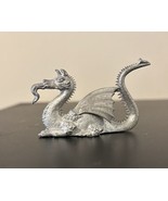 Vintage 1980 Spoontiques Pewter Mystical Winged Dragon Figurine PP 508 - $193.63 MXN
