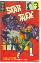 STAR TREK - MAGNET - GOLD KEY COMIC BOOK COVER - WILLIAM SHATNER &amp; LEONA... - £4.69 GBP