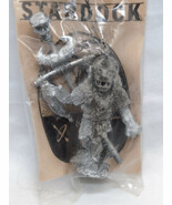 Stardock Horner Monster With Skull Necklace And Staff RPG Miniature 1.5&quot; - €43,00 EUR