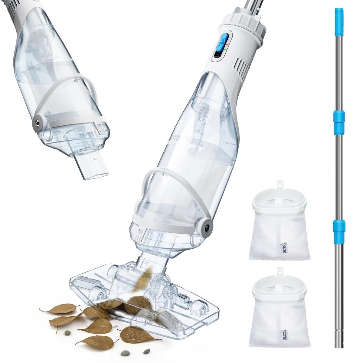 InoKraft Cordless Pool Vacuum Cleaner Rechargeable Handheld Pool Vacuum ... - $274.38
