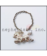 RARE Vintage Hermes CAROUSEL ROCKING HORSE Sterling Silver Keychain or B... - $2,034.23 CAD