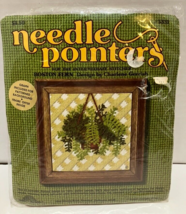 Sunset Designs Boston Fern Needle Pointers Craft Kit Embroidery 5X7 Vint... - $15.80