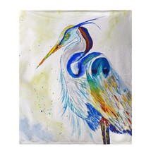 Betsy Drake Watercolor Heron Throw - £51.43 GBP