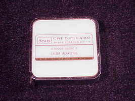 Sears Credit Card Advertising Tape Measure, made by Barlow - £7.80 GBP