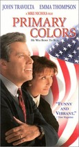 Primary Colors..Starring: John Travolta, Emma Thompson, Billy Bob Thornton (VHS) - £9.43 GBP