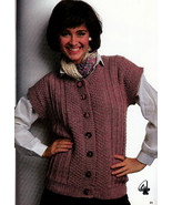 BEST VESTS EVER KNITS VOLUME 2 PATONS BEEHIVE #468 WOMEN MENS - £3.93 GBP