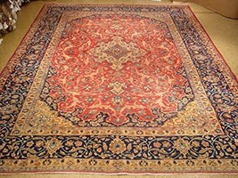 11x15 AUTHENTIC Isfahan Persian Rug Prestigious Carpet - £2,417.43 GBP