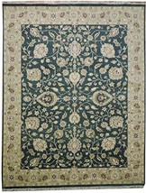 Emerald Gree New 8x10 Rug Wool Carpet Hand Knotted - £634.52 GBP