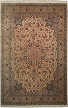 Genuine 6x9 Wool &amp; Silk Fine Quality Area Rug 260 KPSI - £1,880.08 GBP