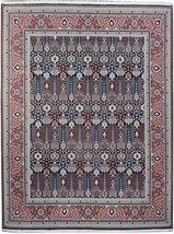 Unusual Persian Tabriz Rug 10x13 Wool &amp; Silk 400 Kpsi - £9,599.64 GBP
