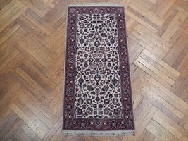 Traditional Handmade 2x5 Sarouk Jaipur Rug Door Mat - £160.34 GBP