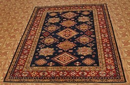 All-Over Durable Kazakh Super Kazak Oriental 6&#39; x 8&#39; Rug Carpet Hard-wea... - £1,048.06 GBP