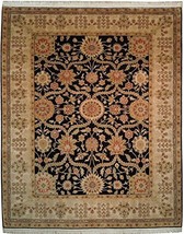 Black 8x10 Hand made Oriental Chobi Rug - £810.78 GBP