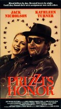 Prizzi&#39;s Honor..Starring: Jack Nicholson, Kathleen Turner, Anjelica Huston (VHS) - £8.79 GBP